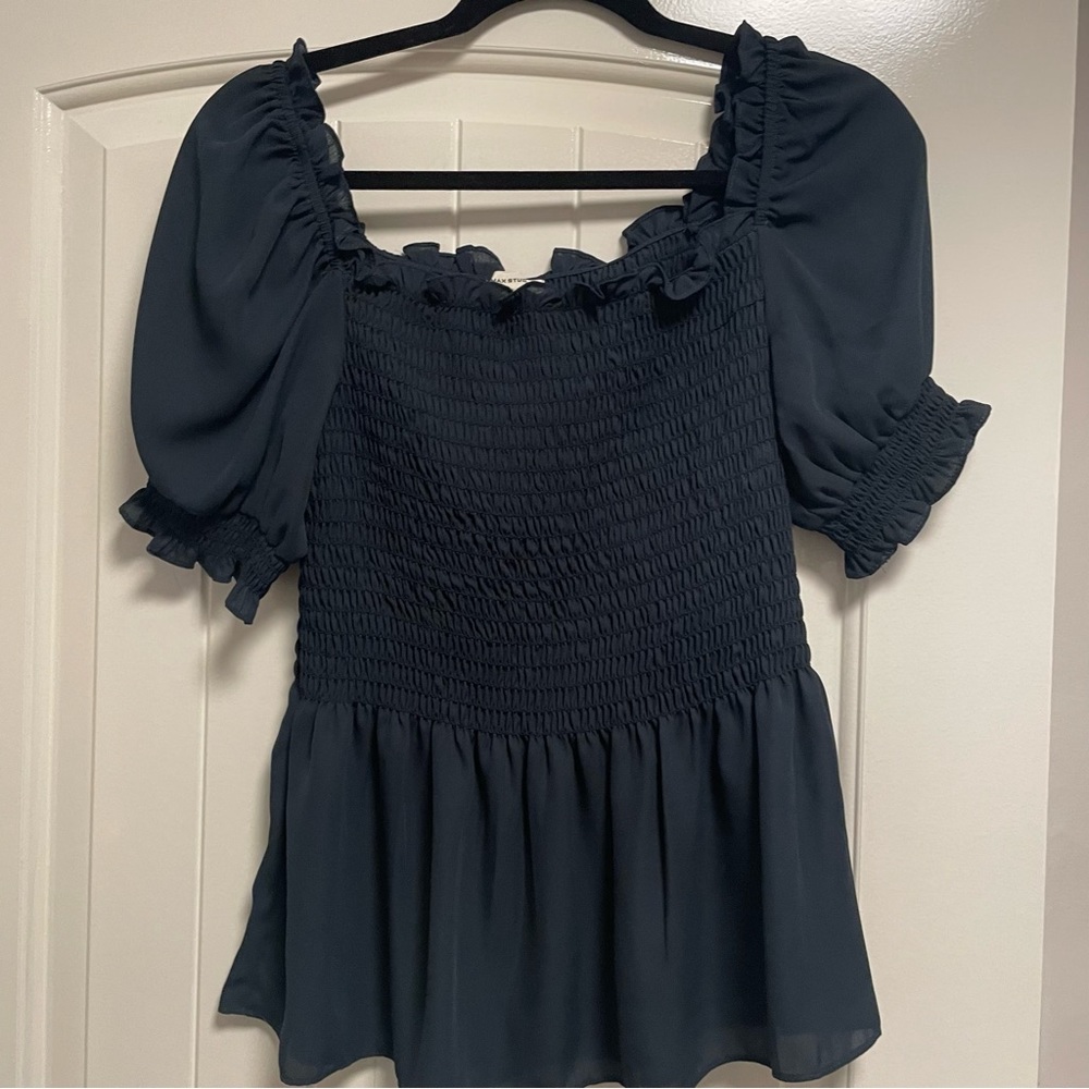 Dark Blue Max Studio Top